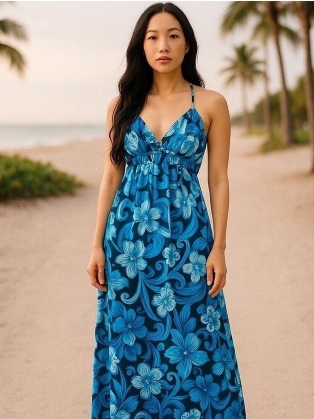 Future Collective with Alani Noelle Strappy Neck Cut Out Dress Women’s Size S
